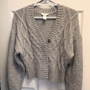 H&M Knit Grey Cardigan